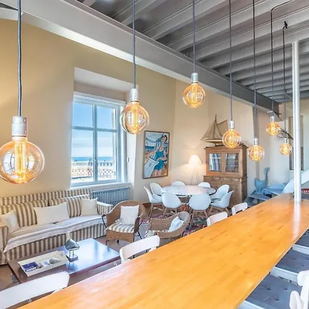 アパート Sun Keyweek Duplex Breathtaking View Of The Ocean And Palace Gardens ビアリッツ